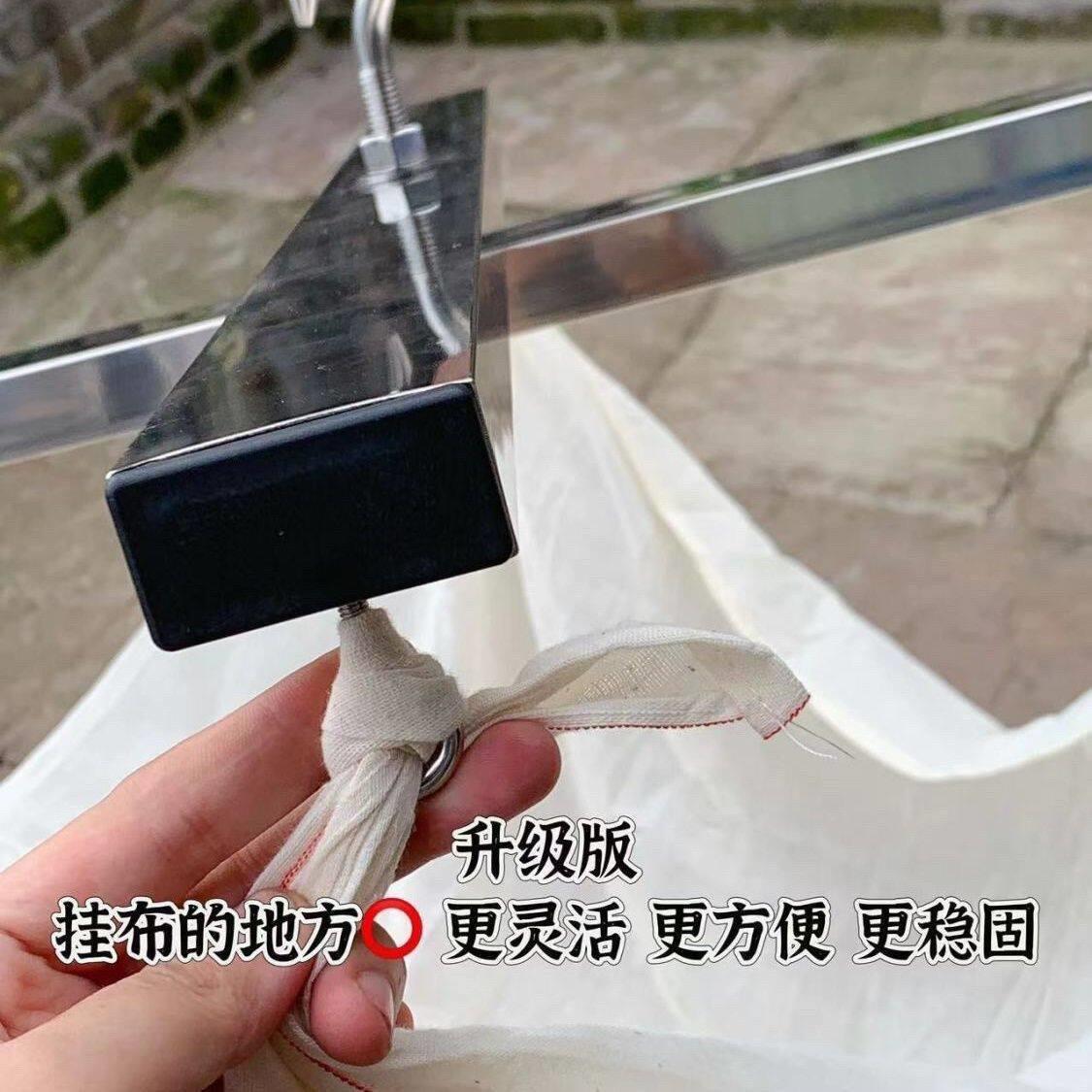 豆腐过滤摇架支架不锈钢豆浆一套手动摇架全套