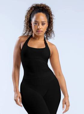 123 pcs womens halter neck shapewear tank top with removable