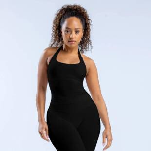 123 pcs womens halter neck shapewear tank top with removable