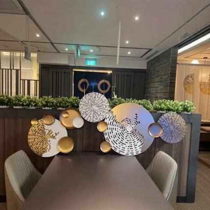 轻奢沙发墙面装饰挂件软装金属壁挂创意立体墙饰客厅背景墙挂饰铁