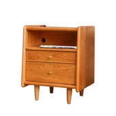 北欧简约现代床头柜家用实木抽屉柜卧室创意多功能储物柜收纳边柜