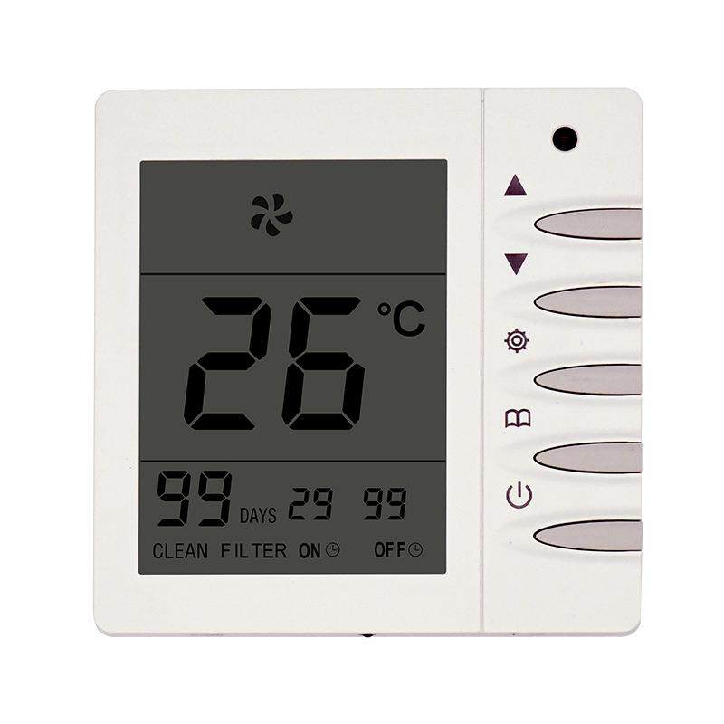 新风控制器三速带定时功能滤网提醒带modbus485接口风机高压风机