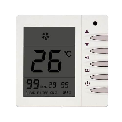新风控制器三速带定时功能滤网提醒带modbus485接口风机高压风机