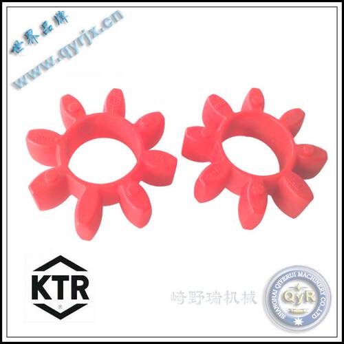 德国联轴器形弹性体KTR-ROTEX-GR24 98shA PUR 红色8角弹性块