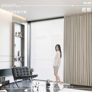 全遮光加厚雪尼尔遮光窗帘遮阳简约窗帘布卧室高级感绍兴窗帘批发