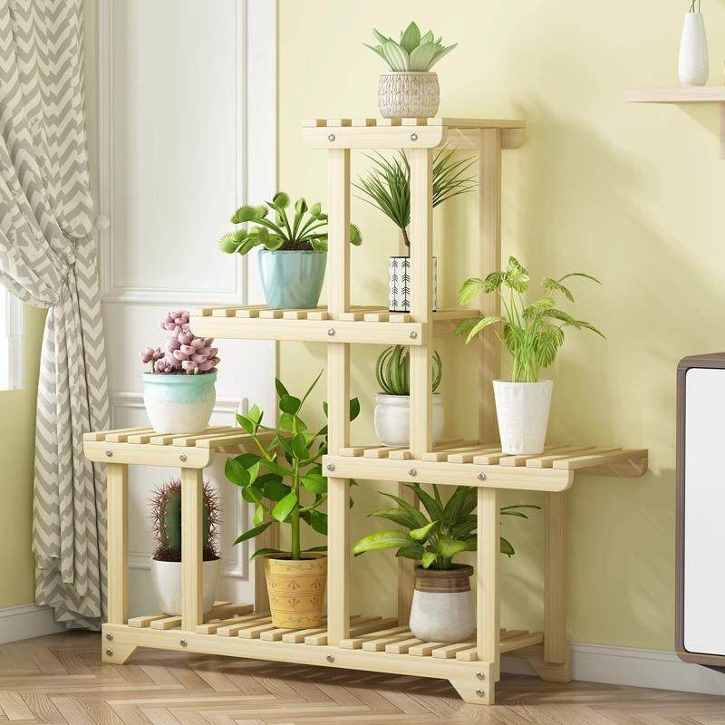 花架子客厅落地式置物架托盘室内多肉绿萝植物摆放架实木质花盆架,住宅家具,花架/花几,淘宝优惠券,粉丝福利购,淘宝优惠卷