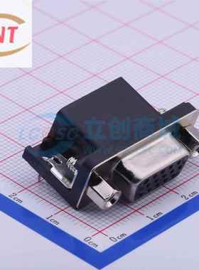 D-DMRH15PF-E006 弯插 D-Sub 母 15P 弯插 D-Sub/VGA连接器