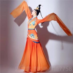 高档古典舞演出服女逸0224新款艺飘考甩舞袖玉人水袖古装汉唐舞蹈