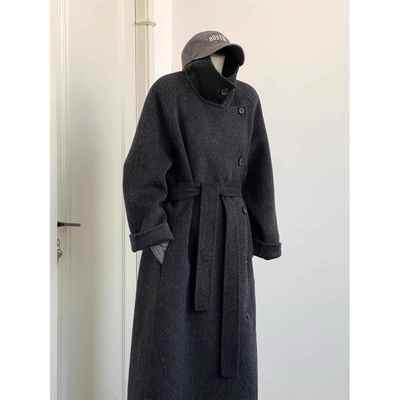 韩系高级感双面羊绒大衣女2025秋冬季新款小个子中长款羊毛呢外套