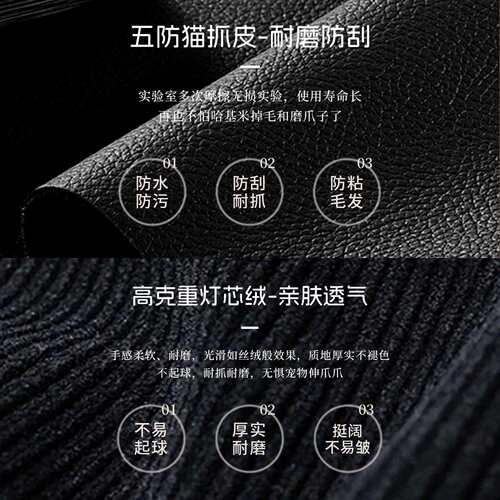 沙发客厅小户型出租房卧室双三人位大象耳朵直排懒人沙发布艺新款