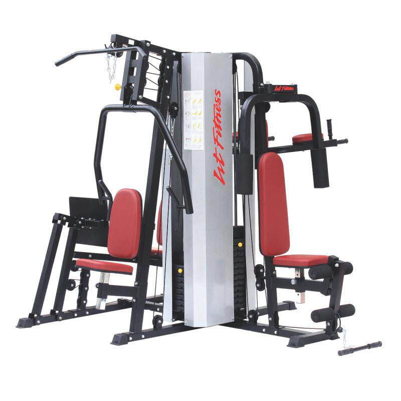 杰森H85A五人站综合训练器械五站位力量训练健身器材