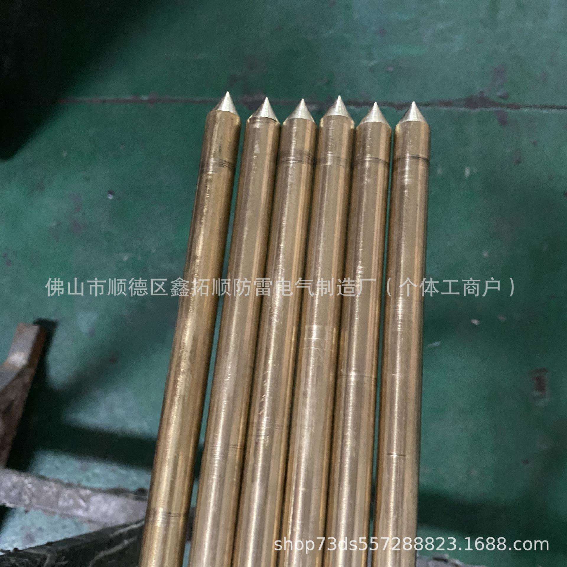 源头厂家直供纯铜提前预放电避雷针接闪器接闪杆避雷支架材料