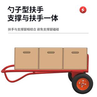 手推车老车虎车流拉小推车仓库大件货用可折叠746手动搬运两轮物