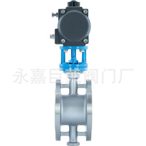 D643H-10/16/25/40C/P/R、气动蝶阀、硬密封法兰三偏心