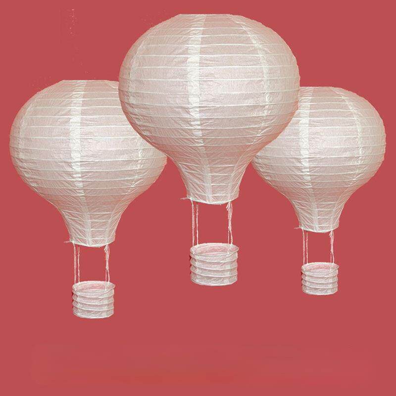25cm-40cm white Chinese hot air balloon lantern children