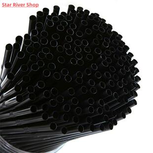 Cocktail Straws Plastic 100pcs For Black Straw Bir Set