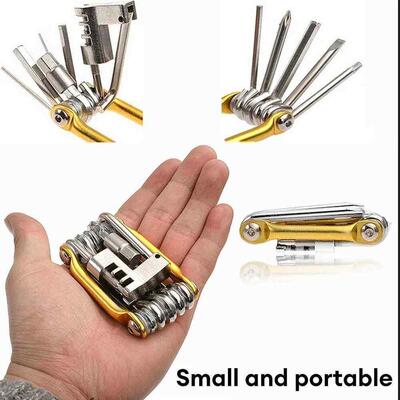11 in 1 Bicycle Repair Tool Kit Mountain Bike Wrench Screwdr