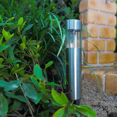 不锈柱头落地灯 HJ-022庭院装饰户外灯户外简约LE钢D阳能草 太坪