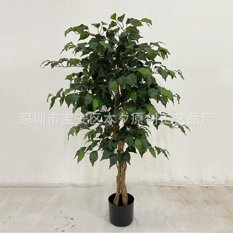 仿真绿仿榕栽真仿榕树盆景盆家居装饰假绿植造景009真小榕树工厂