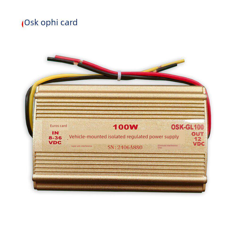 60W100W150W180W车载隔离稳压电源12V直流稳压降压驾驶考试模块