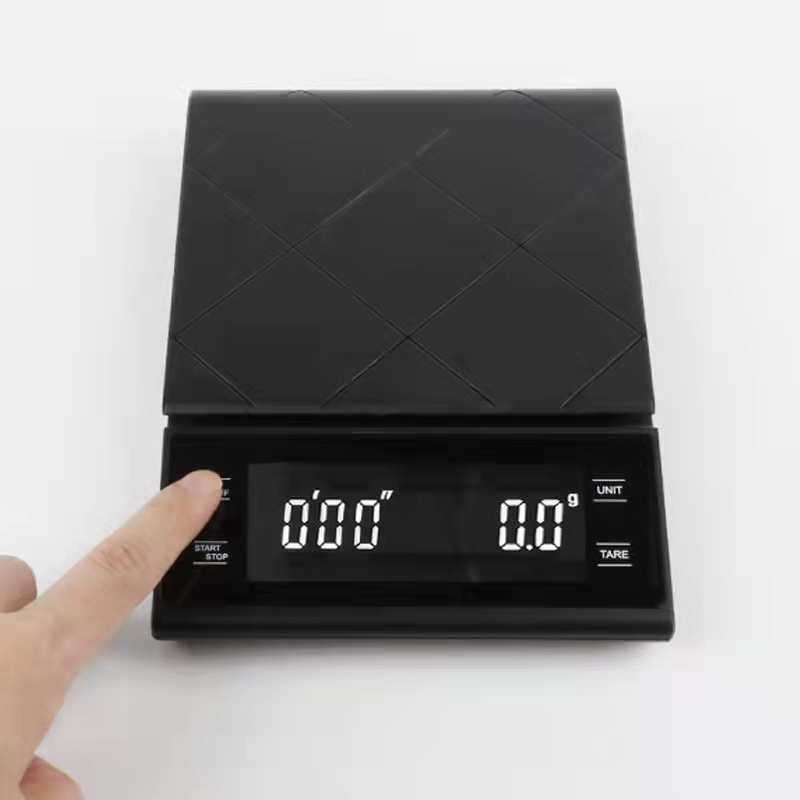 自动计时咖啡秤  数字触屏食品电子秤 带隔热垫充电手冲咖啡豆称,厨房/烹饪用具,其它,淘宝优惠券,粉丝福利购,淘宝优惠卷