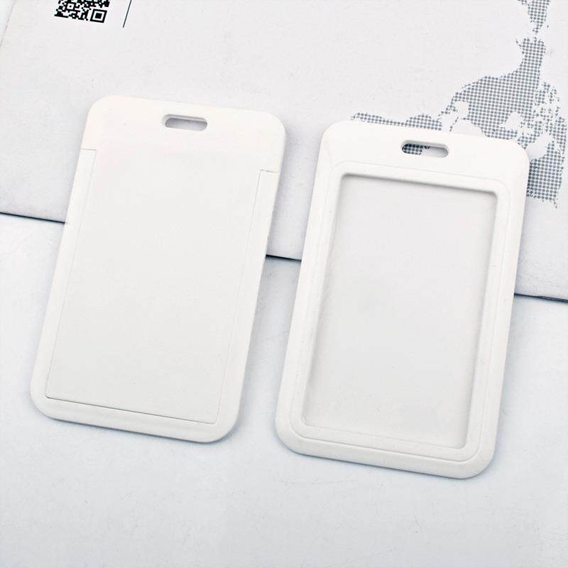 坤震 滑盖卡推合卡ABS塑料吊牌学生卡套工作牌工牌套胸卡印刷