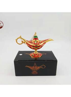 阿拉丁神灯摆件敦煌许愿灯金属家居酒柜装饰品乔迁礼物迪拜纪念品