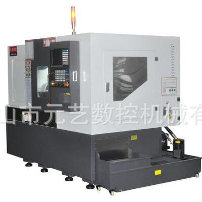 刀塔斜轨尾座精密精密数控车床带液压顶针 CK65X/DM新代系统 机床