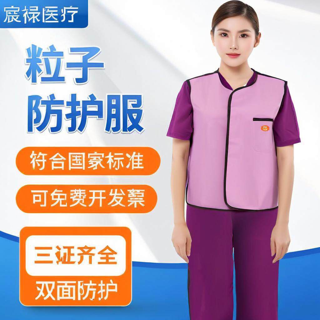 无袖粒子防护服线防射列护服ZNK无粒子铅袖衣生产厂家全系粒子防