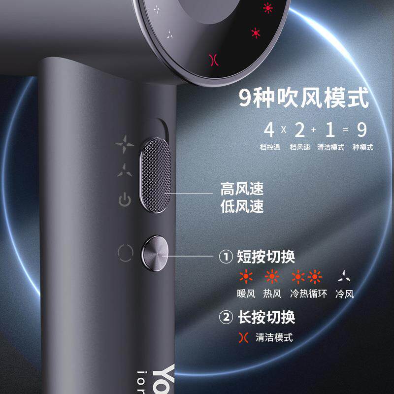 永日高速无刷电吹风机负离子家用大风力速干低噪音吹风筒厂家