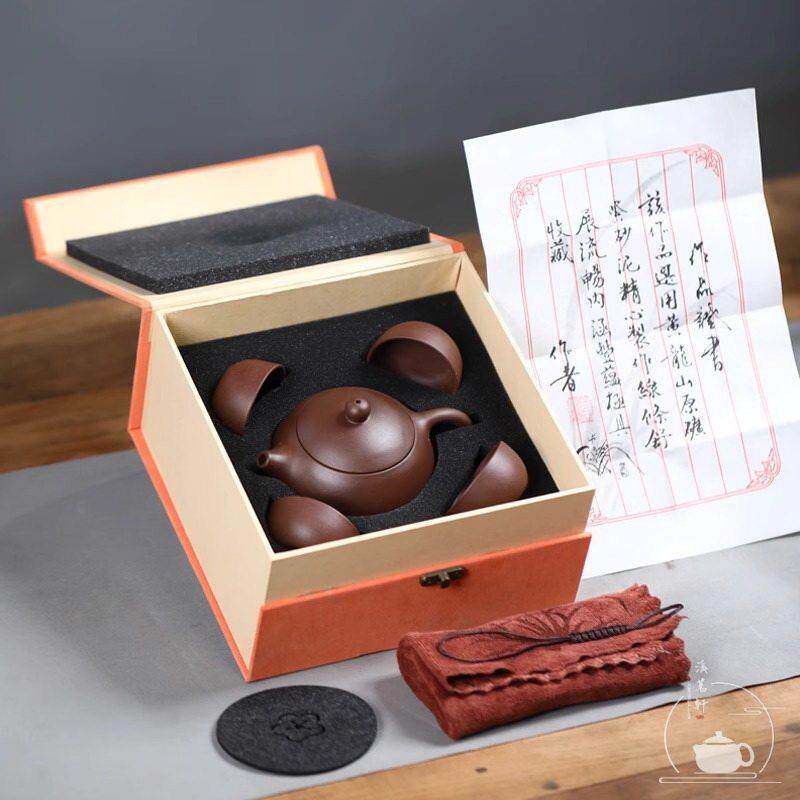 正宗宜兴原矿紫泥紫砂西施壶名家纯全手工功夫茶具泡茶壶套装正品