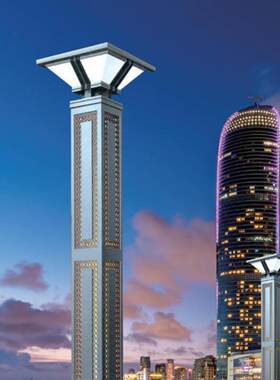 广场林方形景观灯柱简约式庭院灯中户外灯小区公园园米LE景观灯D