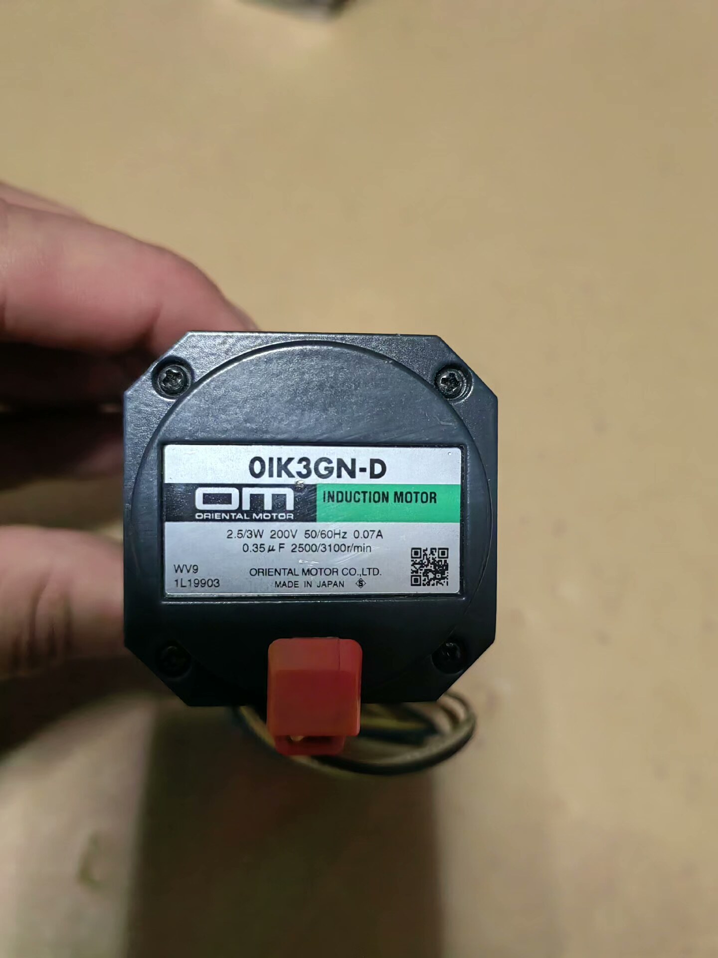 日本东方马达  OIK3GN-D 减速机OGN30K