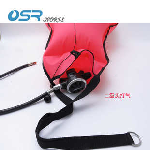 潜水140LBS水下充气式 潜水清洁起重袋户外 起吊打捞浮力袋套装