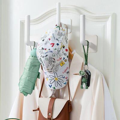 Strong Adhesive Hook for Heavy Items, No Drilling Required -