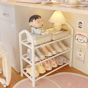 架小型网红鞋 柜寝室收纳神器 架子门口结实简易多层宿舍彩色鞋 鞋