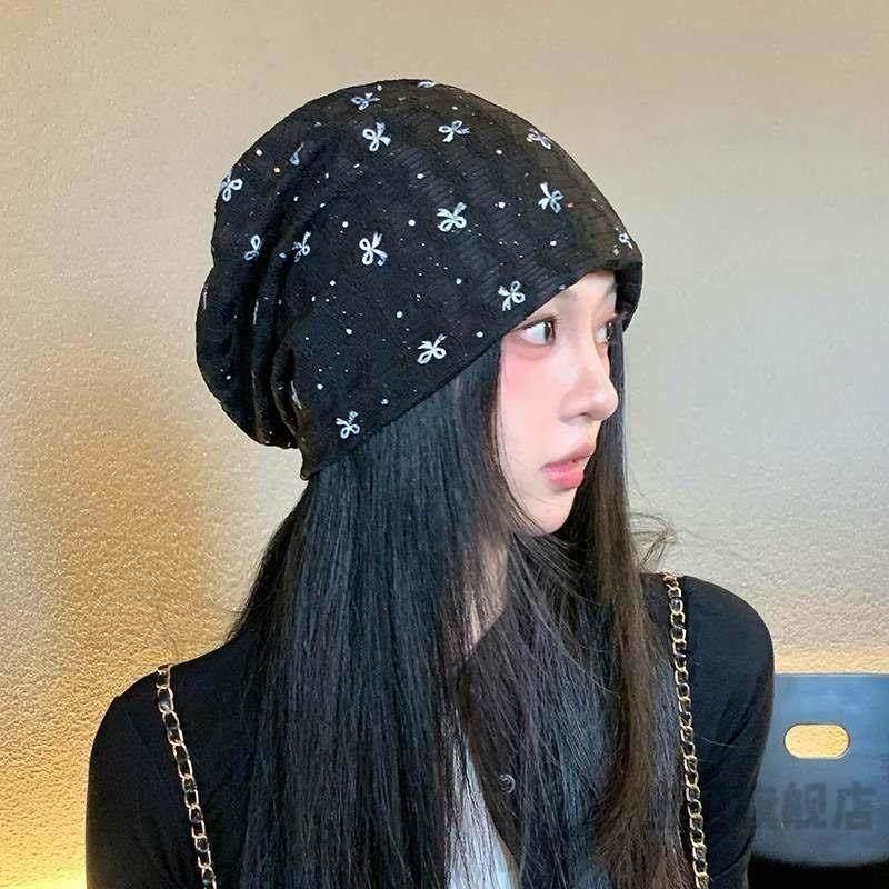夏季薄款月子帽产后春秋帽子女纯棉孕产妇帽头巾帽坐月子防风睡帽