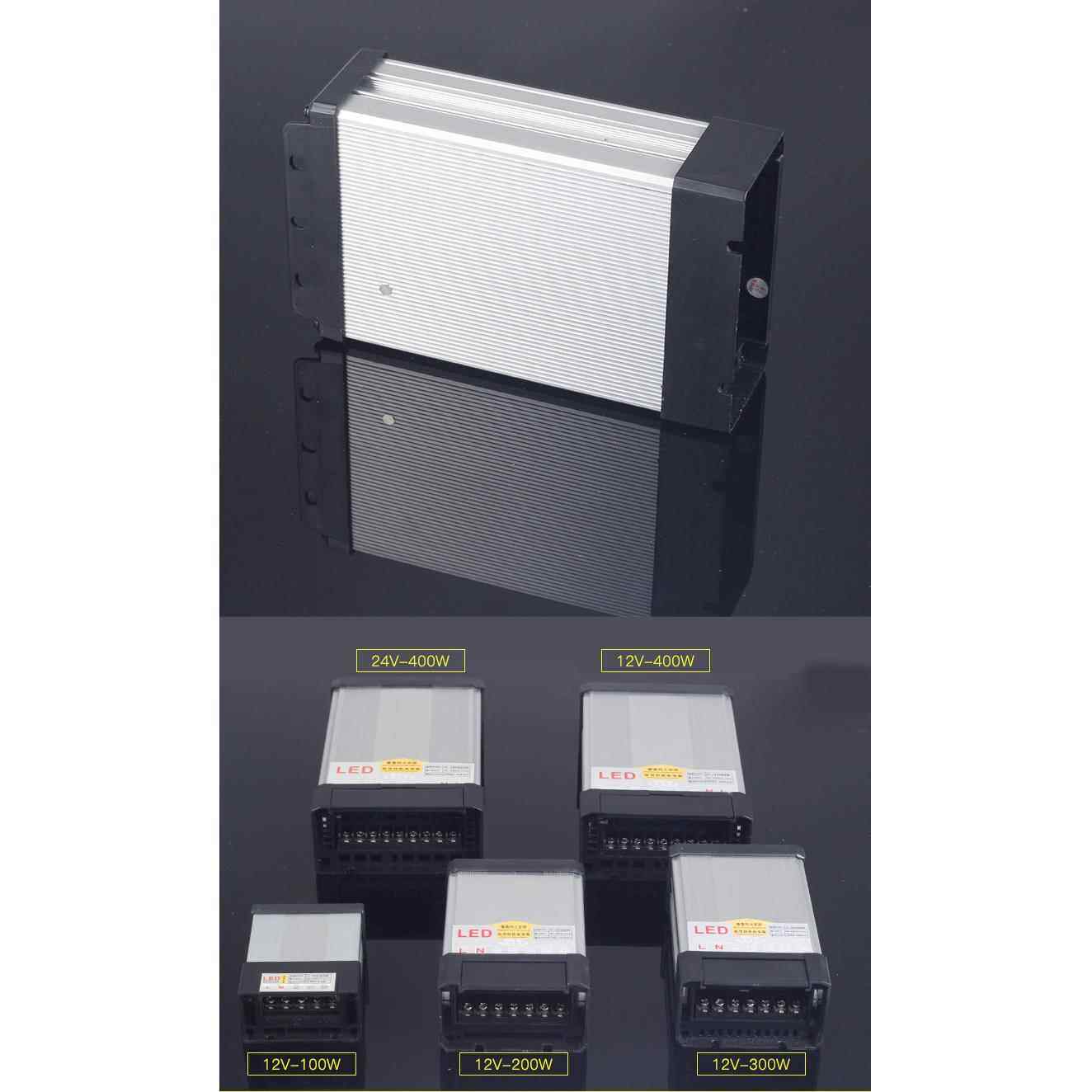 led数码管防雨开关电源400W变压器12v灯带模组室外线条灯24V防水