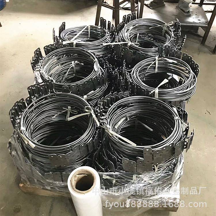 阳台花架架家用铁艺悬式花盆挂栏挂杆子多肉绿萝花架室FYF01内置