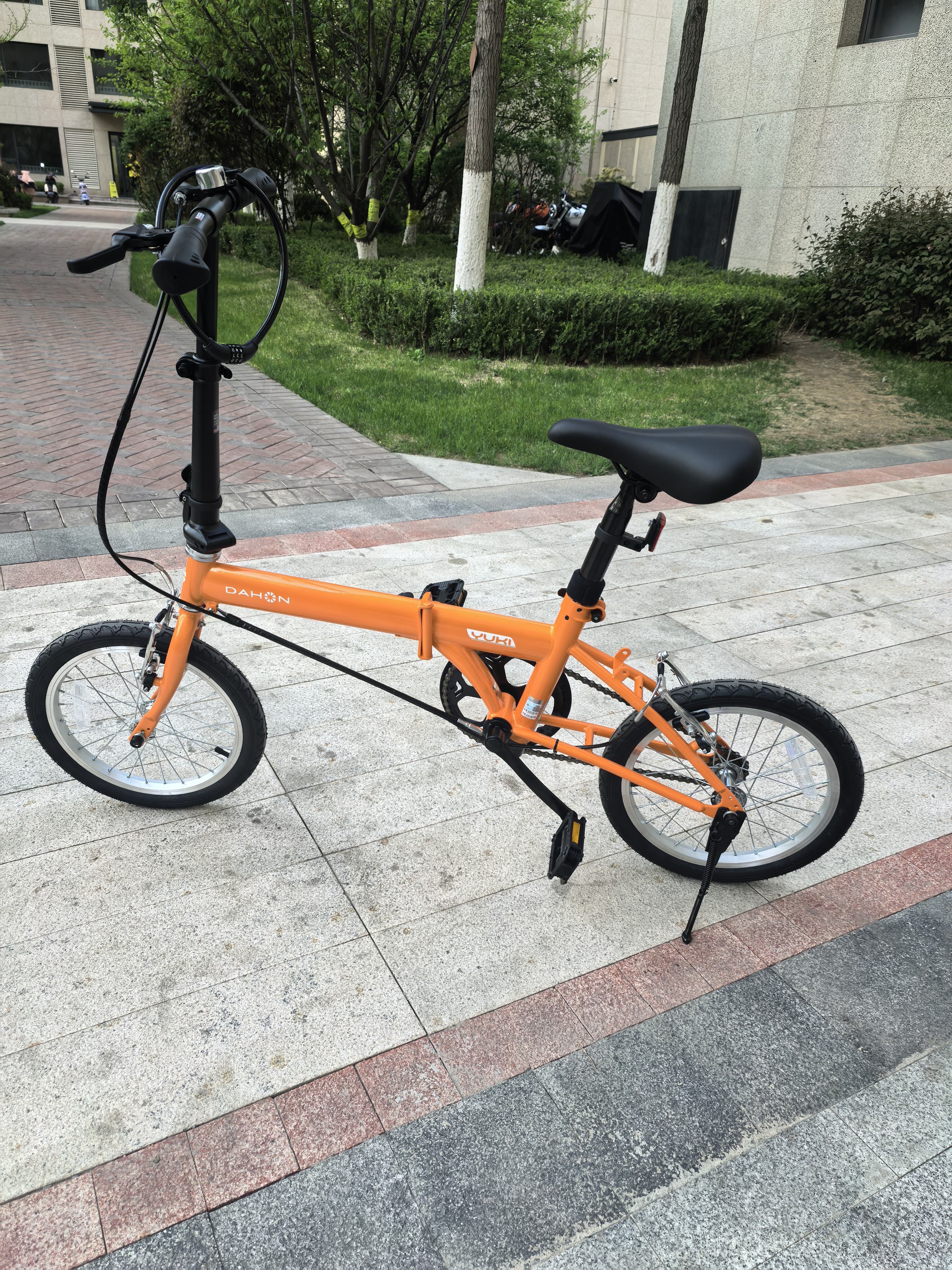 Складной велосипед Dahon Yuki KT610 16 дюймов, легкий городской велосипед для мужчин и женщин, односкоростной photo review