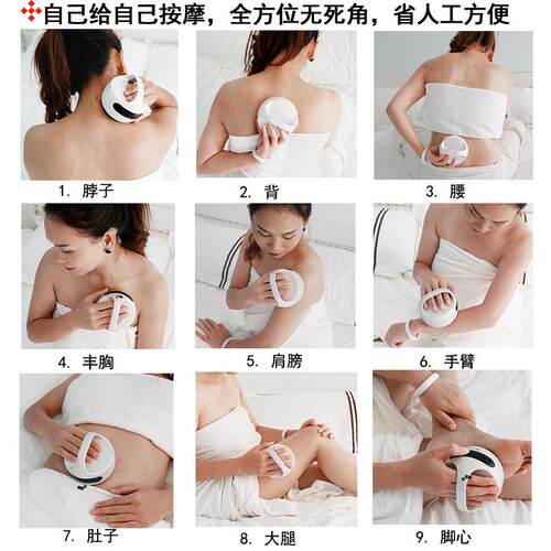 正品家用电动按摩肩神筋甲缝富贵包肩颈尼全椎身脖子颈肩周腰椎膜