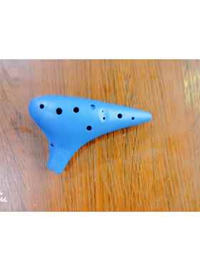 高档美度A9孔陶中笛C调音C调学生用初学小学生团购白色冰裂烧纹熏