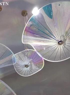 七灯具氛围装饰吊灯k幻tv清型吧梦彩异形灯饰TM-62516个性创意造