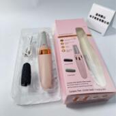 新款 抛光美甲去角质神器USB充电多档调节 电动美足棒磨脚器便携式