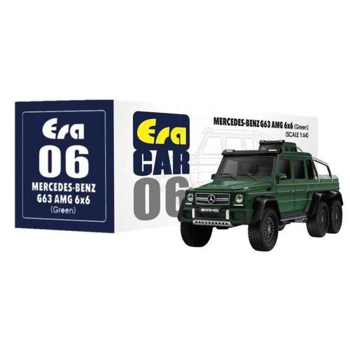 正品:64 ERA CA3R 奔驰彩G63 benz G6 A迷MG 6*61合金男玩具汽车