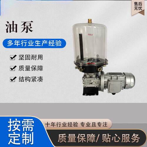 混凝土搅拌站卸料门主机电动润滑泵搅拌站黄油泵4升6升厂家供应