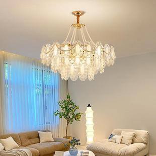 法式 3现代轻奢主卧室餐厅奶油见描述网红风爆灯 年吊灯客厅202新款