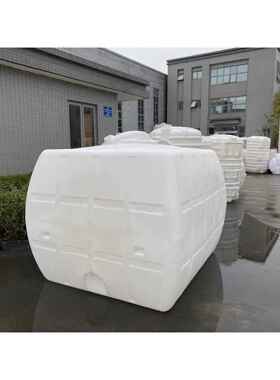 PE塑料滚塑水箱3500L运输桶车载运输水箱3.5吨pe方形储水箱