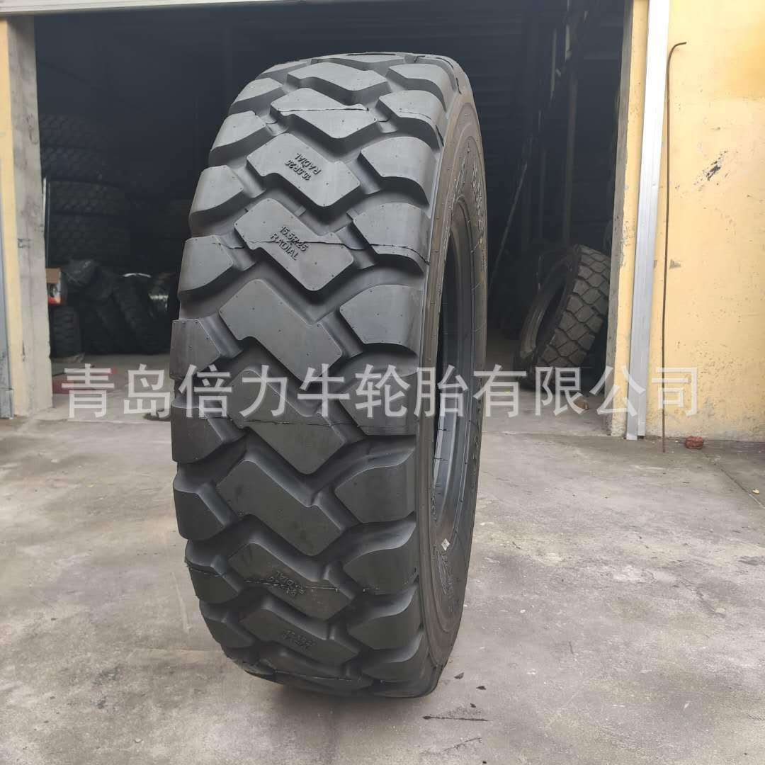 全钢丝15.5R25轮胎15.5-25 装载机 铲车轮胎朝阳威狮E3/L3花纹