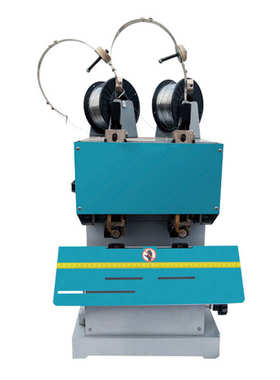 M2000双头骑马铁丝订书机 电动脚踏铁丝订书机高速骑马装订